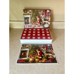 Christmas Advent Calendar 1008 Piece Jigsaw Puzzle 24 Days Santa Scene Holiday